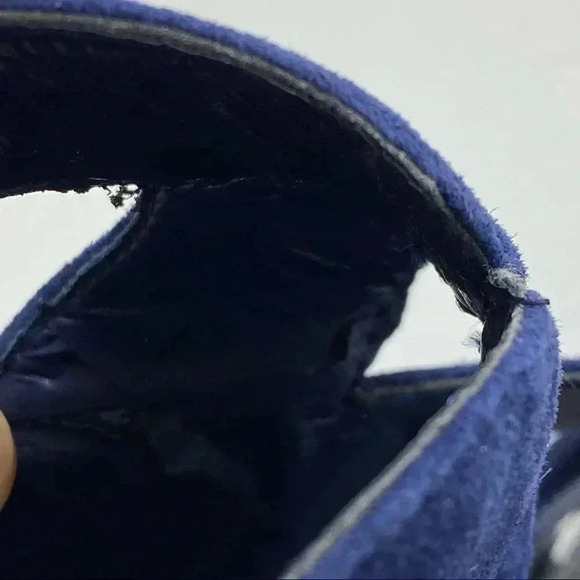 White House Black Market WHBM strappy suede Katia Caged High Heel shoe s… - Picture 7 of 7